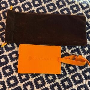 Veuve Clicquot Leather Luggage Tag